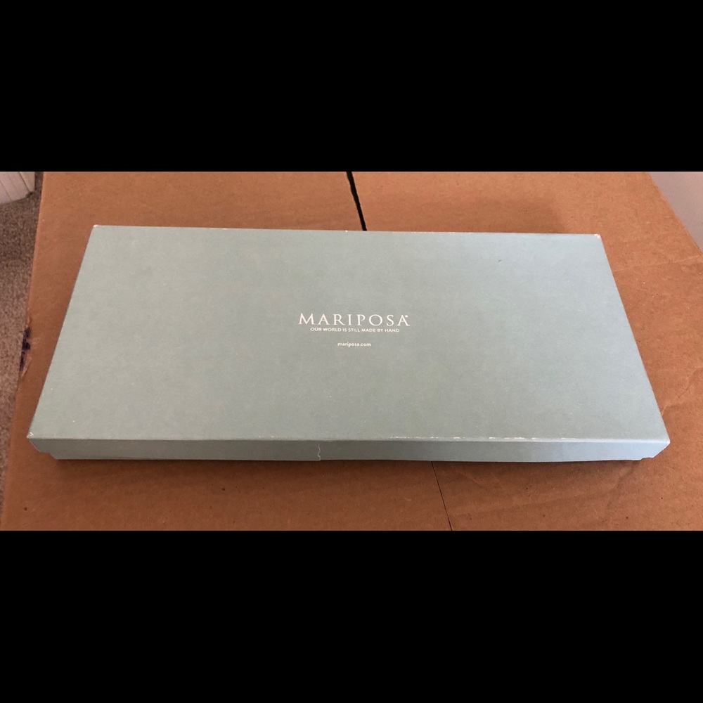 NEW Mariposa Silver Recycled Aluminum Tray Wedding Gift - Picture 3 of 4